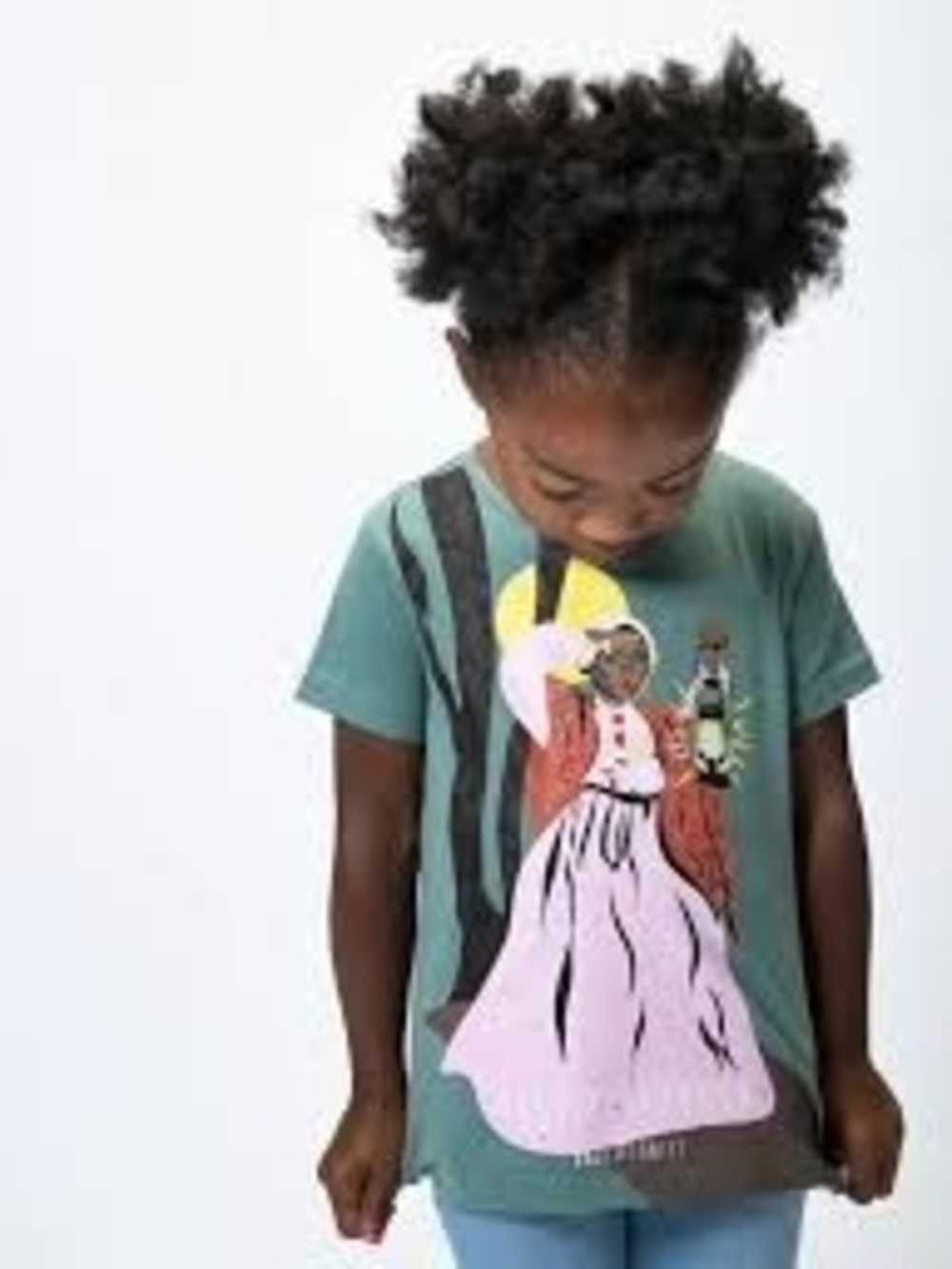 NWT Piccolina Harriet Tubman Trailblazer Tee Olive Girls Size 6